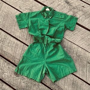 Vintage 60s Gym Class Romper